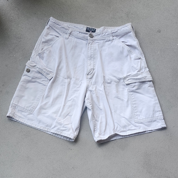 Ralph Lauren Light White Cargo Shorts - Picture 1 of 9